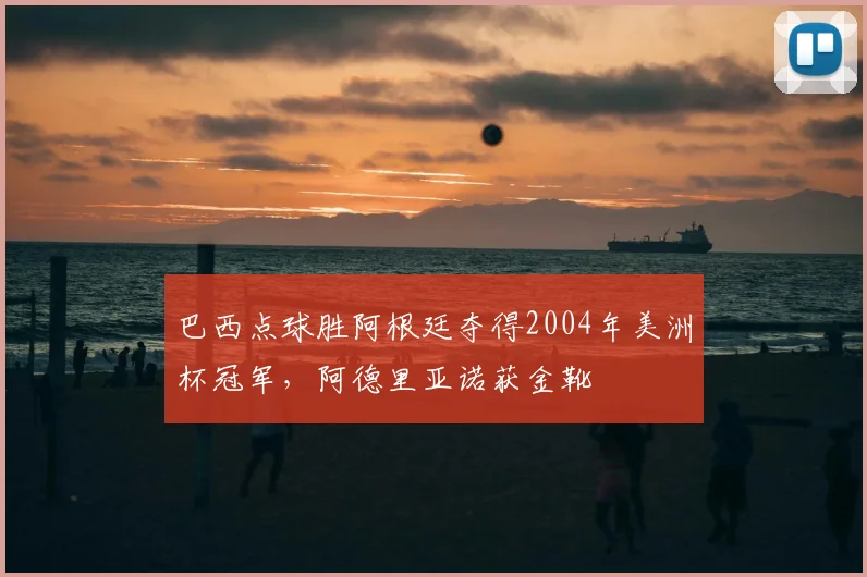 巴西点球胜阿根廷夺得2004年美洲杯冠军，阿德里亚诺获金靴